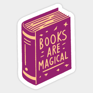 Books Are Magical Sticker